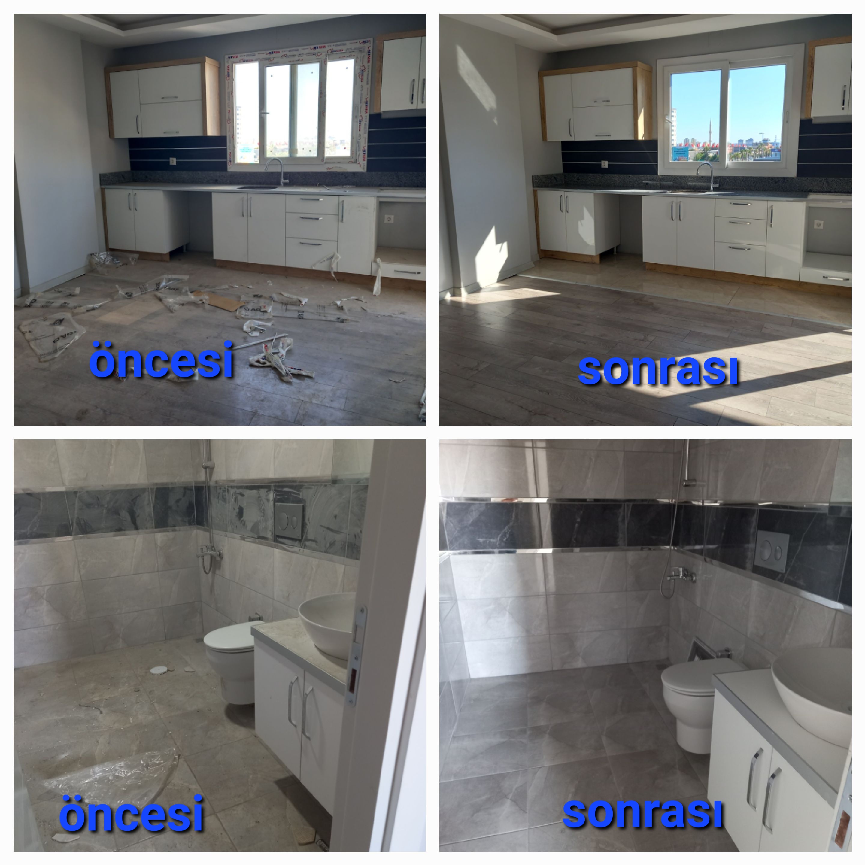 İnşaat sonrası KLAS Tekstil bina temizliği